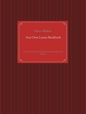 cover image of Aus Oma Luises Backbuch